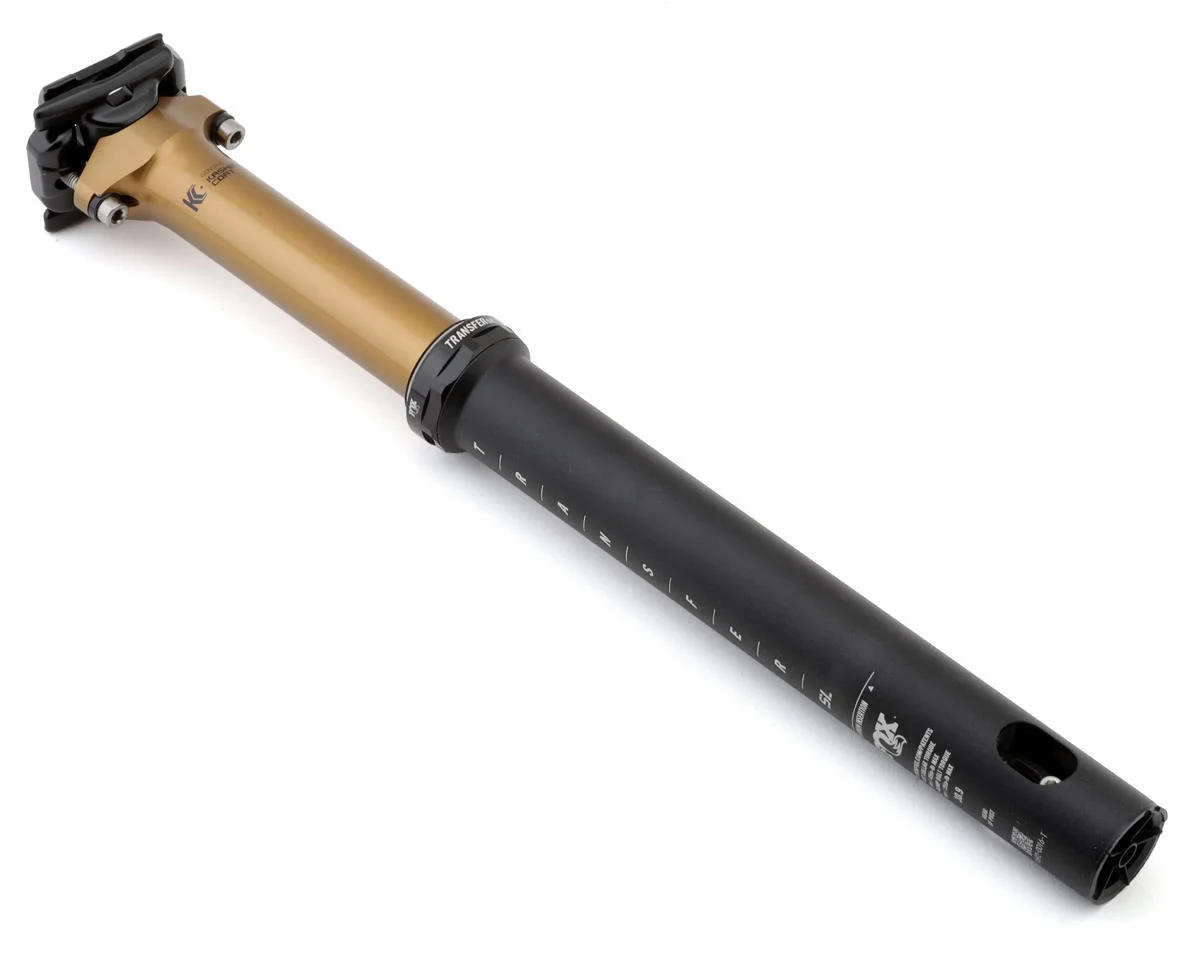 Fox Suspension Transfer SL Factory Dropper Seat Post (Kashima Coating) (30.9mm) (380mm) (100mm) (Internal Routing) (R...